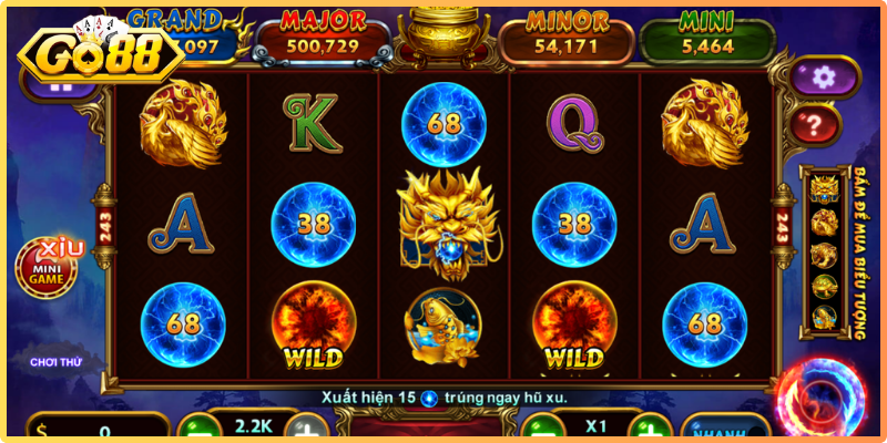 4 Thần Thú Go88 là trò chơi slot trực tuyến cực hấp dẫn