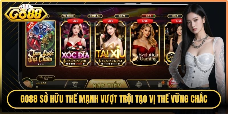 Go88 Historyst 🎖️ Truy Cập Trang Chủ Go88 | Tài Xỉu Go 88 8 Go88 sở hữu loạt thế mạnh vượt trội tạo vị thế vững chắc trên thị trường